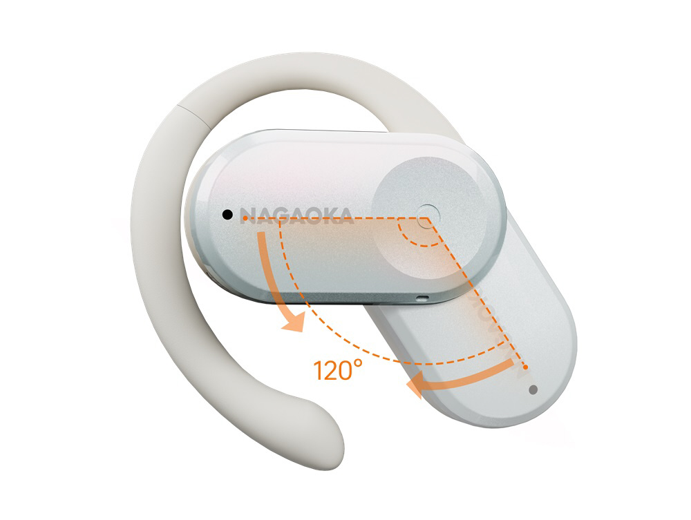 ホワイト ワイヤレスイヤホン オーバル型ケース 完全ワイヤレスイヤホン パールホワイト BT832OWSPWH ［ワイヤレス