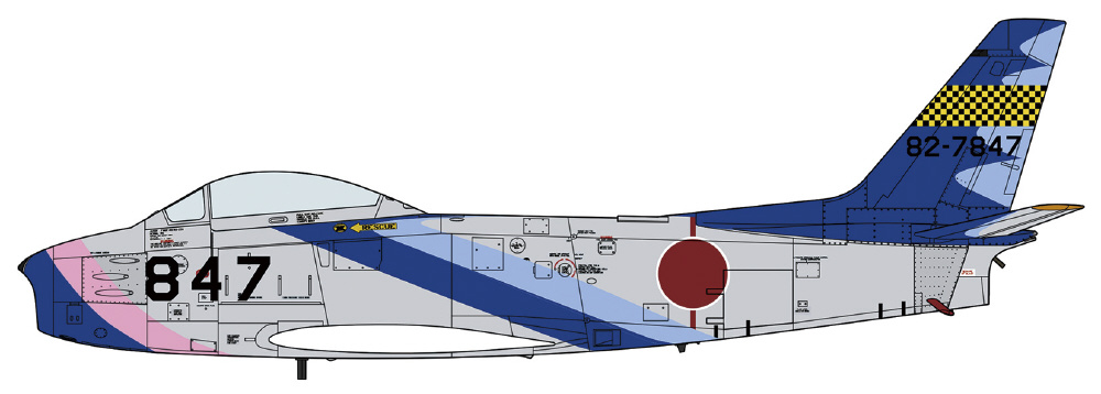 1/48 F-86F-40 セイバー ブルーインパルス 初代塗装ウイング機｜の通販