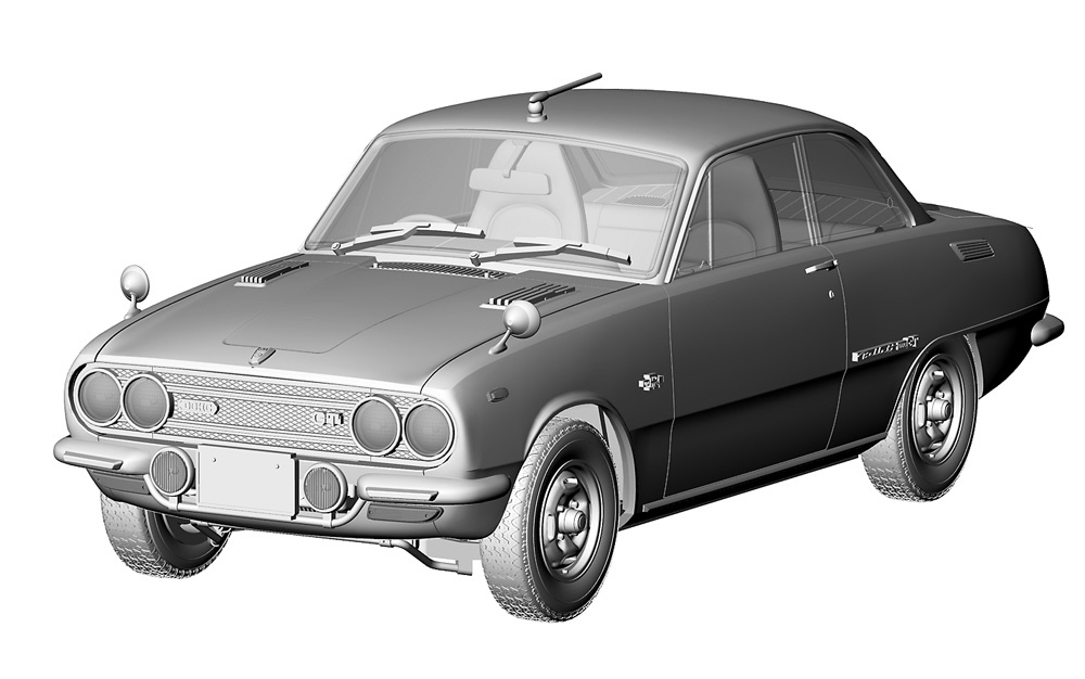 1/24 いすゞ ベレット 1600GTR 前期型 (1969)