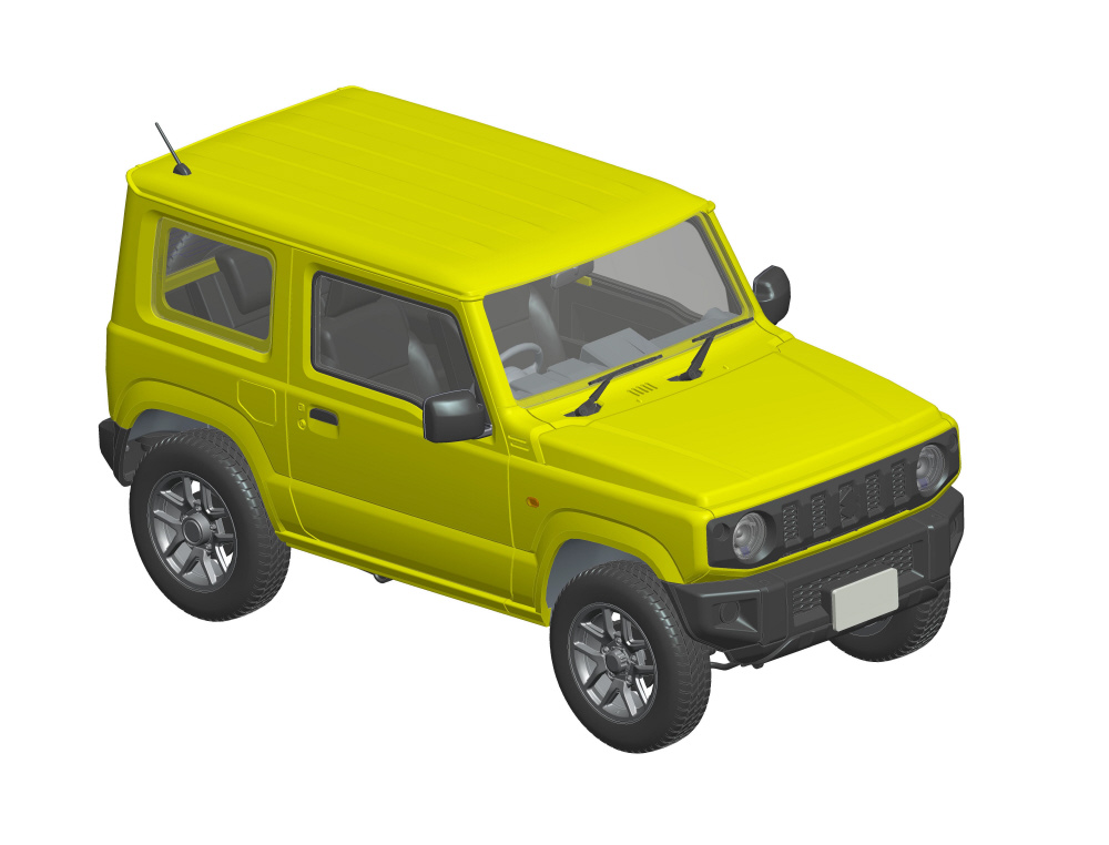 ミニカースズキ ジムニー JB64 キネティック イエロー Amazon | 有WELLY ウェリー SUZUKI スズキ ジムニー jimny JB64