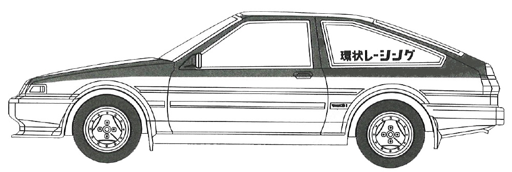 ナニワトモアレ 1/24 ナニワトモアレシリーズ No.2 AE86トレノ マーボ仕様｜の通販は