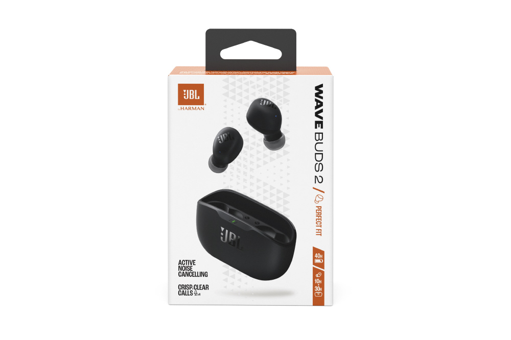 完全ワイヤレスイヤホン JBL ブラック JBLWBUDS2BLK 完全ワイヤレスイヤホン JBL ブラック JBLWBUDS2BLK