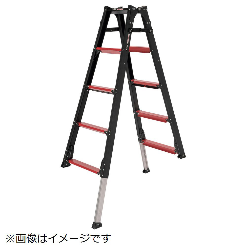 アルインコ 伸縮脚付はしご兼用脚立 Gaudi ガウディ 1cm 最大使用質量100kg Gud1 脚立の通販はソフマップ Sofmap