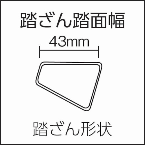 折りたたみ式作業用踏台　0.6m　最大使用質量150kg　CSF60A