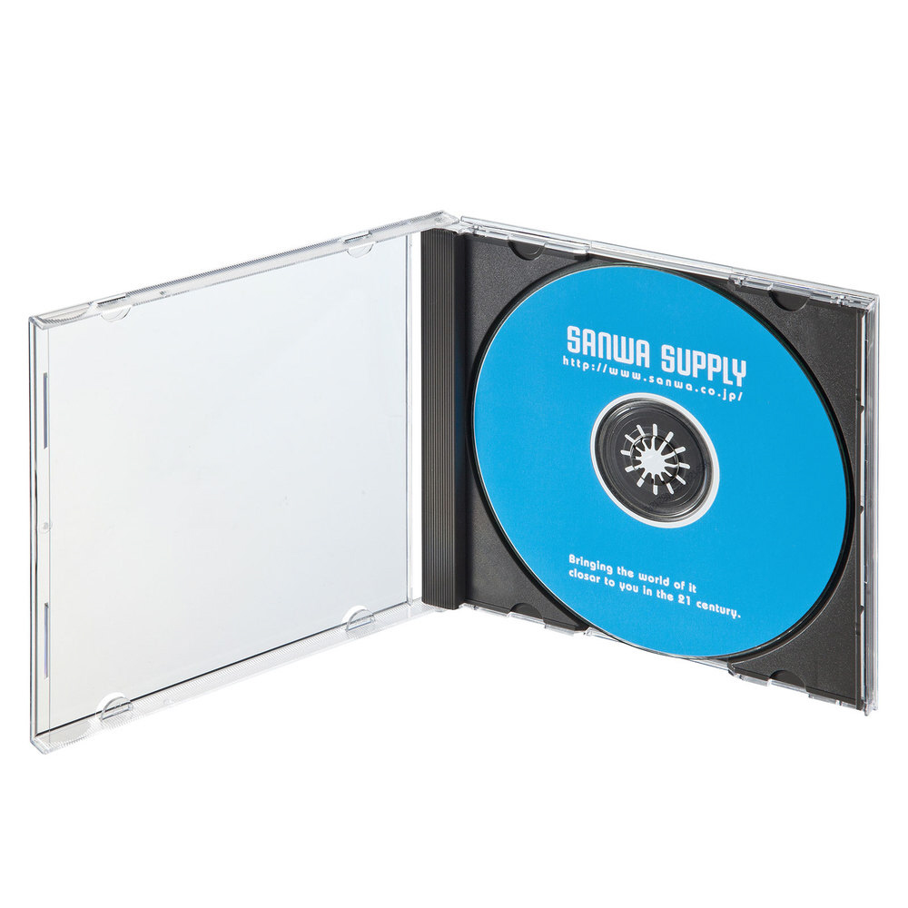 サンワサプライ Blu-ray・DVD・CDケース(30枚セット・クリア) FCD-PN30CLN