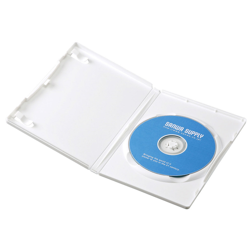 Blu-ray/DVD/CD対応 トールケース 1枚収納×10 ホワイト DVD-TN1-10WN｜の通販はソフマップ[sofmap]