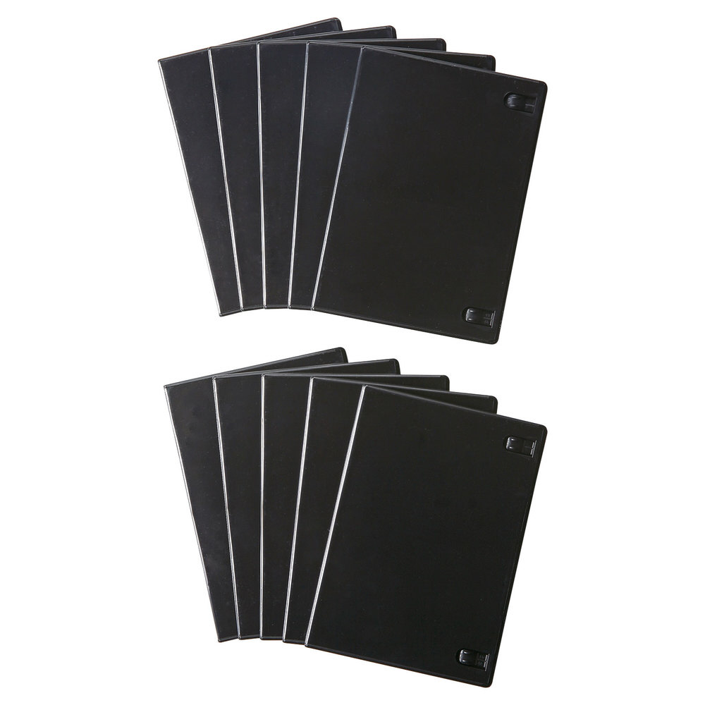 Blu-ray/DVD/CD対応 スリムトールケース 1枚収納×10 ブラック DVD-TU1-10BKN｜の通販はソフマップ[sofmap]