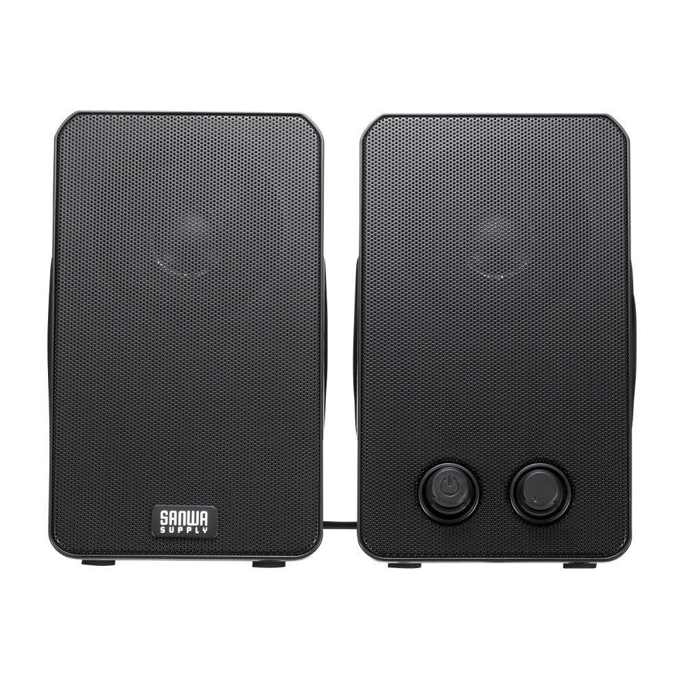 MM-SPL22UBK PCスピーカー USB-A / 3.5mm接続 ［USB電源］｜の通販は