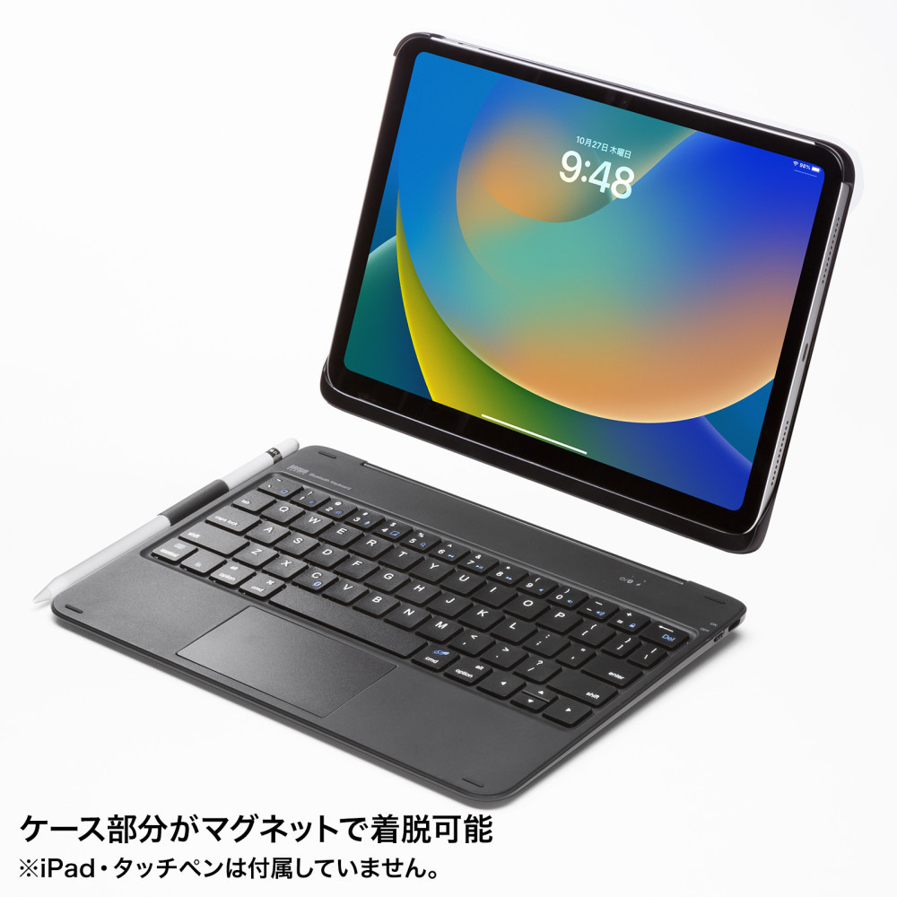 10.9インチ iPad（第10世代）用 ケース付きキーボード タッチ