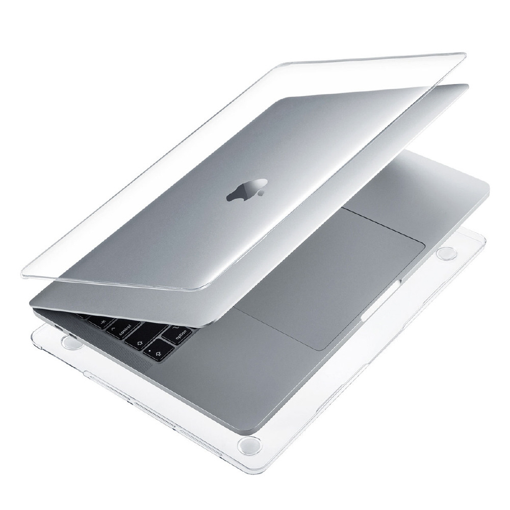 MacBook Air 13インチ 保護 ケース カバー クリア 赤 D2