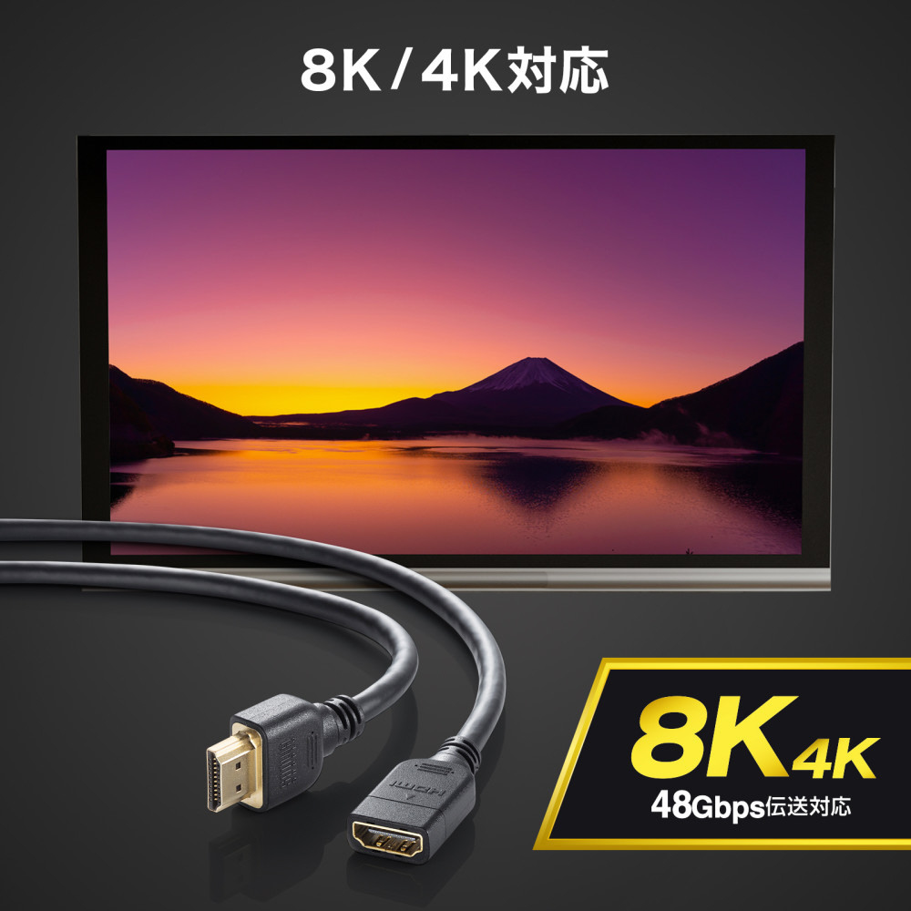 並行輸入品] サンワサプライ HDMI延長ケーブル 3m KM-HD20-UEN30