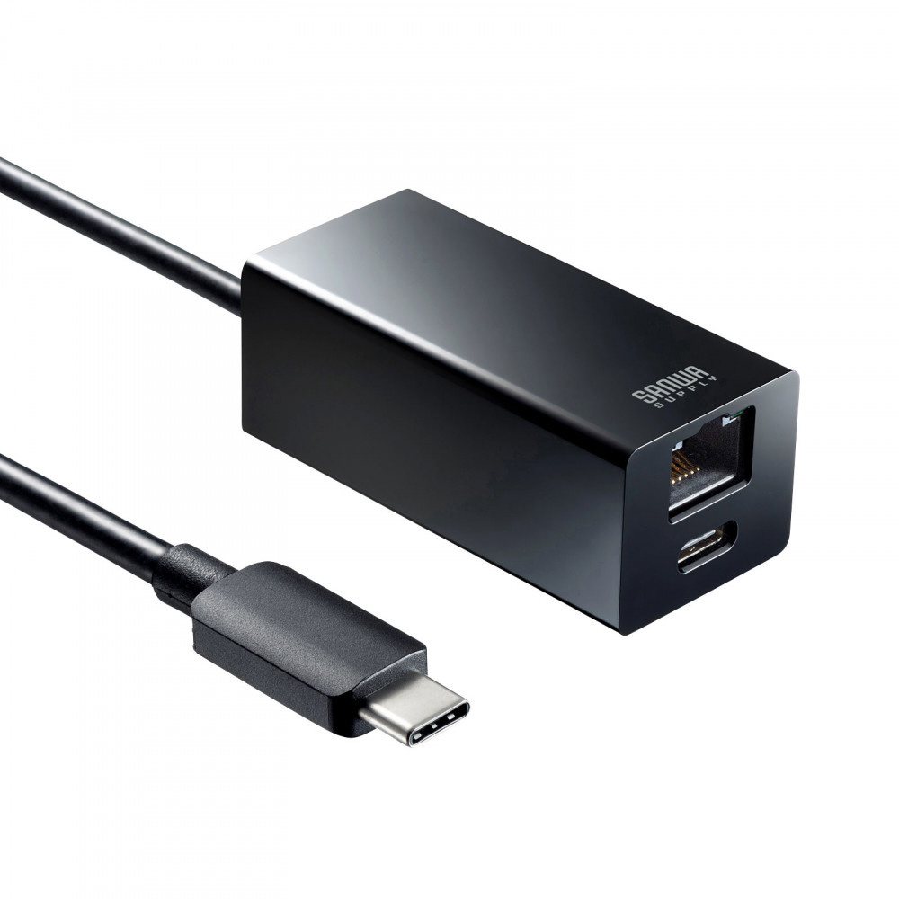 LANアダプター USB2.0 Type-C コンパクト 軽量 アルミ