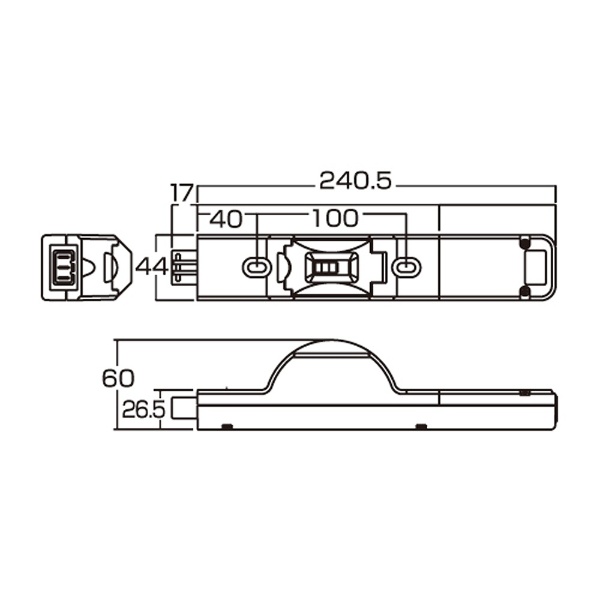 20Aコンセントバー用 20A安全ブレーカー付コネクタ TAP-ME8107｜の通販