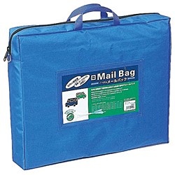 ケース] ノータム・メールバッグ A4マチ付き ブルー（サイズ：270×360