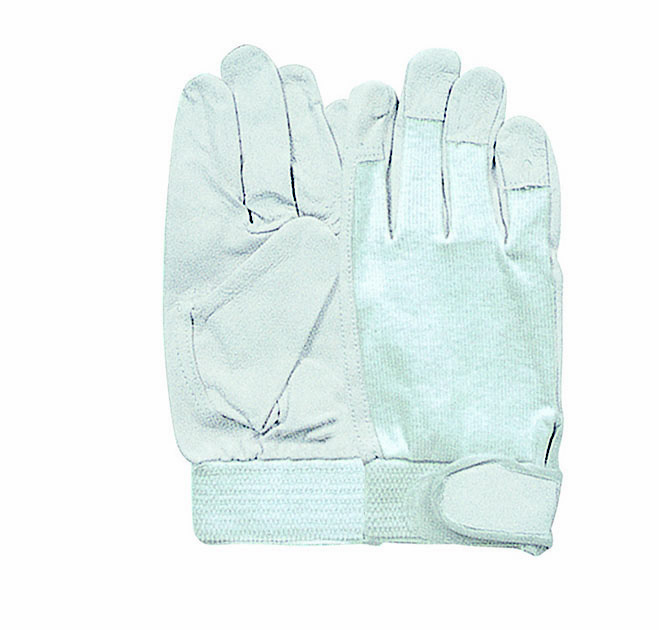 おたふく手袋 R-35　豚革手袋　内綿タイプ　白×10 - 4