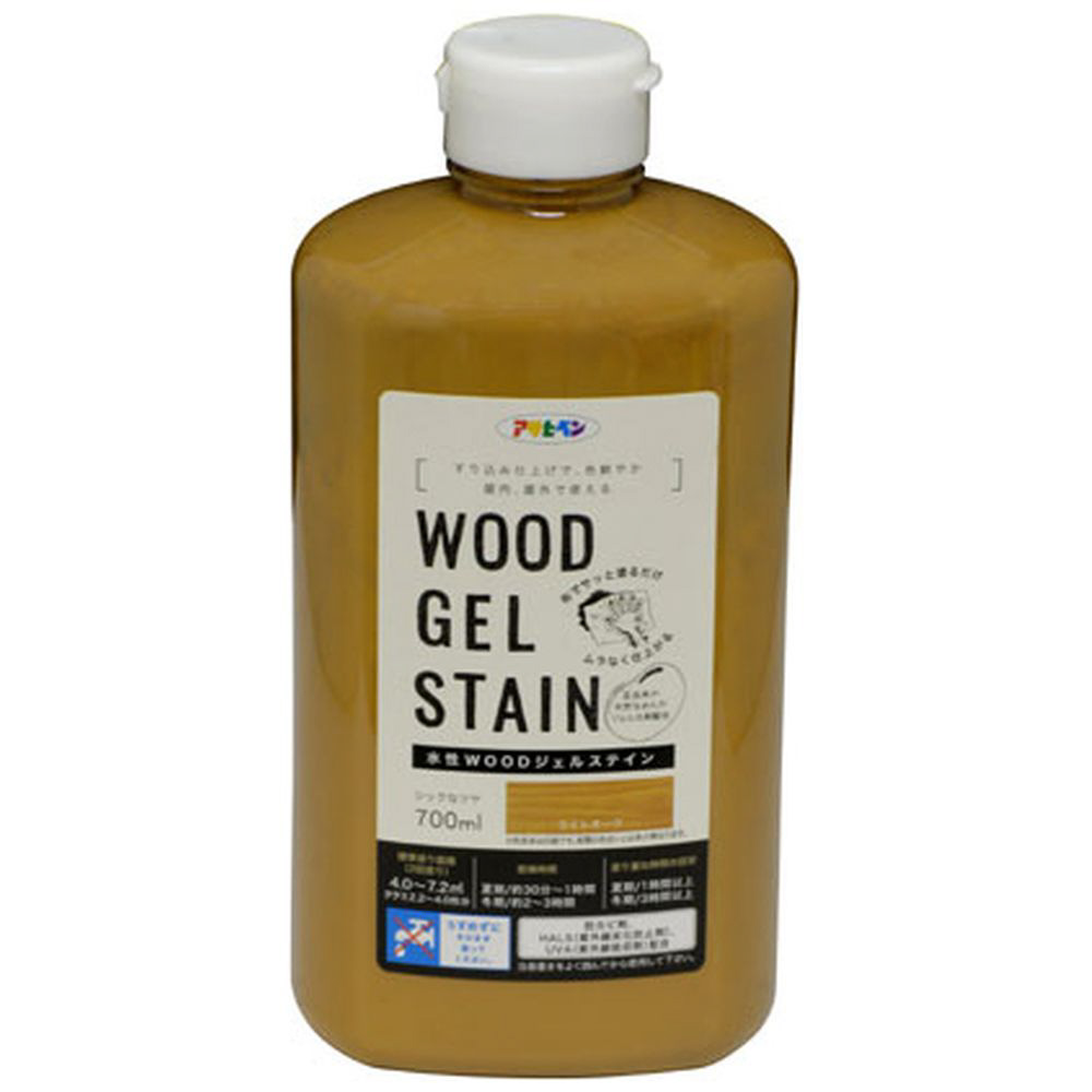 アサヒペン 水性WOODジェルステイン 700ML ライトオーク｜の通販