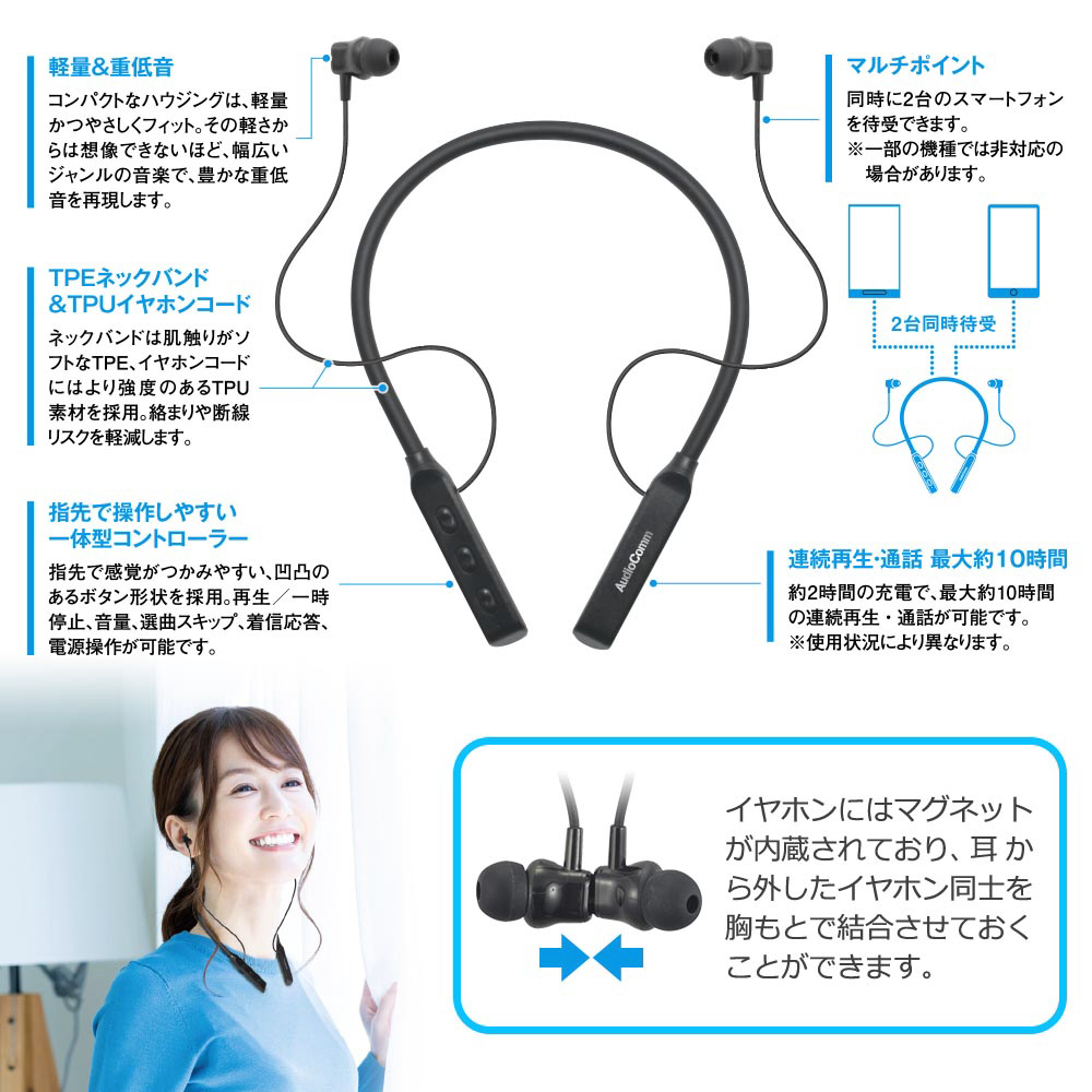 イヤホン earphone スマホ、PC向け 一時停止ボタン ボリューム調整付