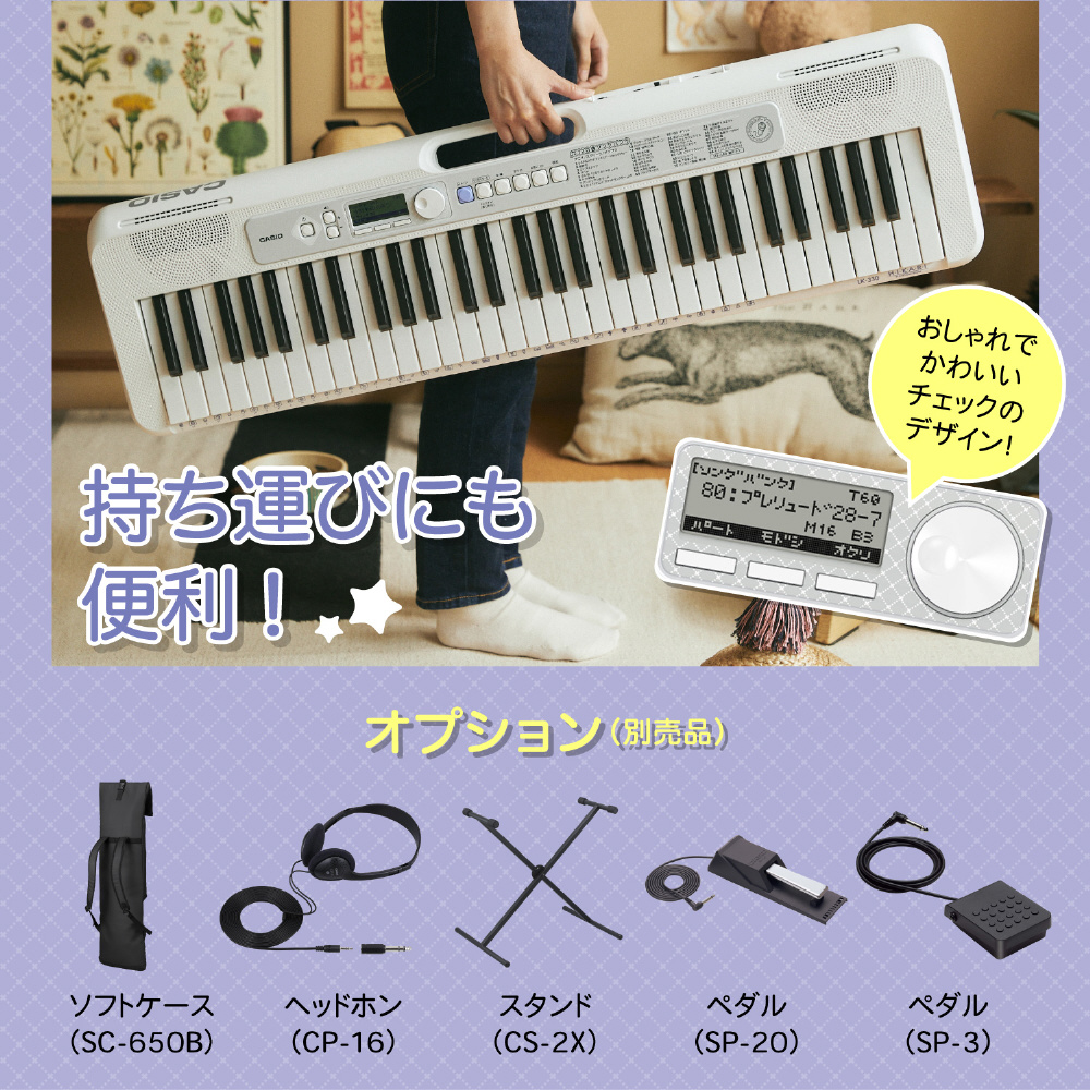 CASIO 電子キーボード LK-80 73鍵 - 鍵盤楽器、ピアノ