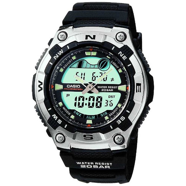 CASIO AQW-100B-3AJF タイドグラフ・ムーンデータ ヨドバシ.com - タイドグラフ・ムーンデータ AQW-100B-3AJFの