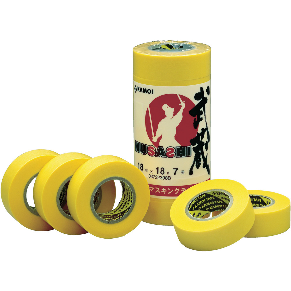 カモイ マスキングテープ SR-100 6mm巾×18m長 200巻 - 2