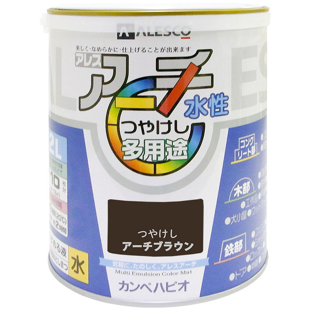 ナチュラ カンペハピオ アレスアーチ ブラックブラウン 2L 5缶セット 通販