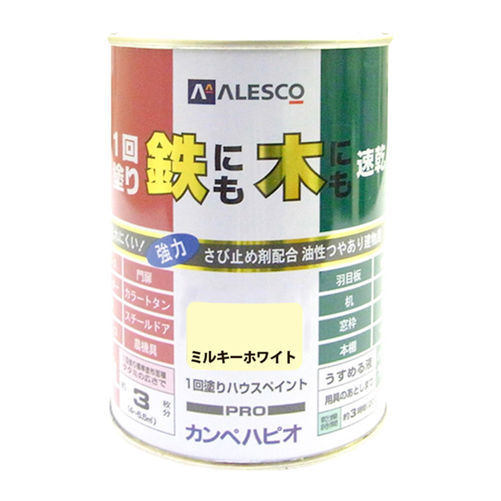 カンペハピオ 油性アルミ用 こげちゃ色 0.5L 6缶セット - 1