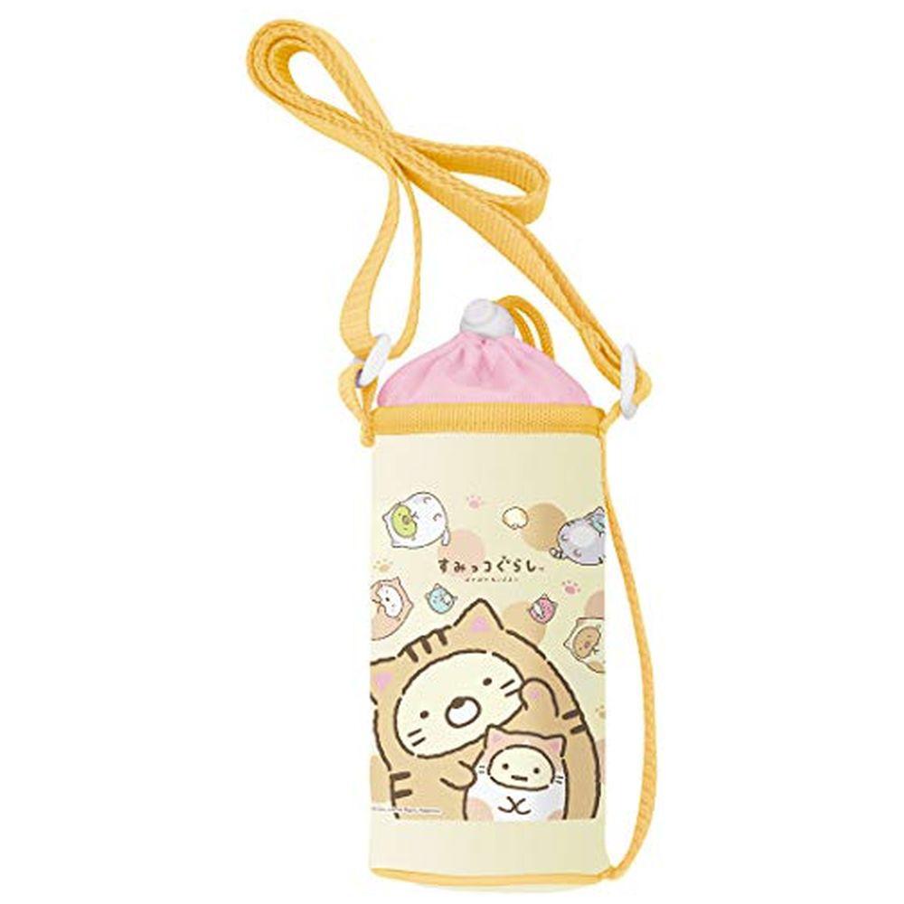 すみっコぐらし ぽかぽかねこびより 子供用ペットボトルカバー（対応 