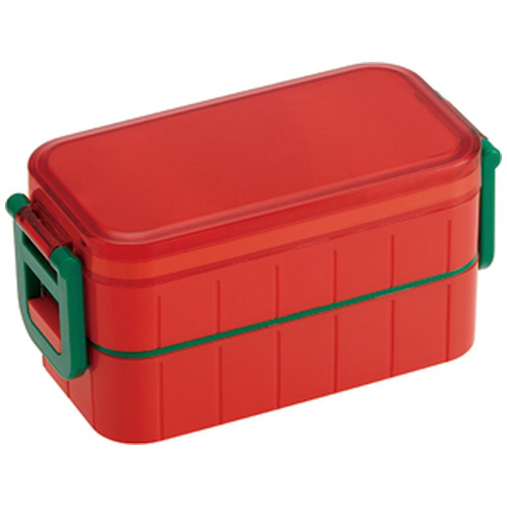マルシェカラー トマト 保冷剤ケース付2段ランチボックス 弁当箱の通販はソフマップ Sofmap