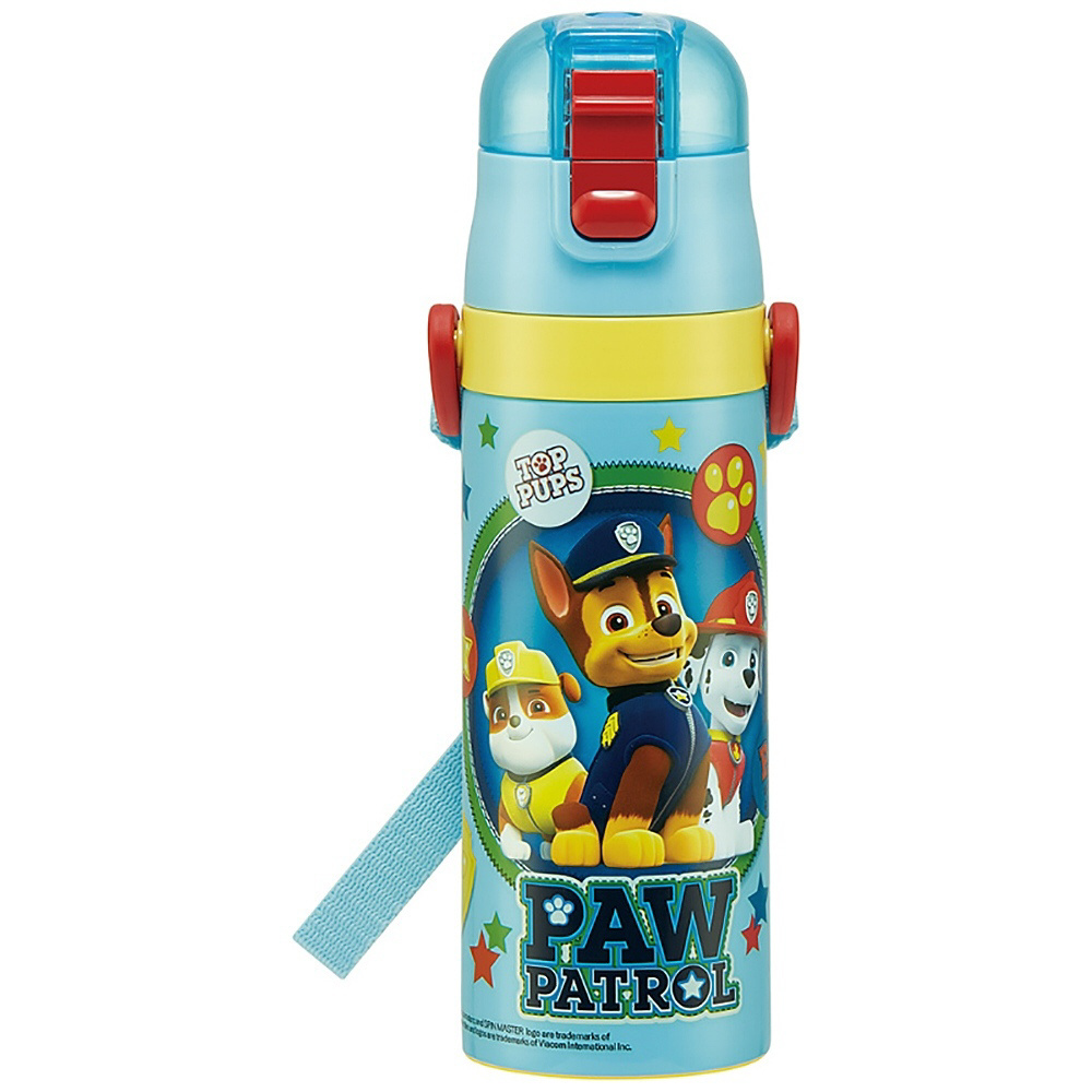 レビュー高評価の商品！ パウパトロール PAW PATROL 水筒 ステンレスボトル 魔法瓶 キッズ 肩掛け 直飲み コップ付 子供 表示温度 保温  キッズボトル - tokyo-bunka.com