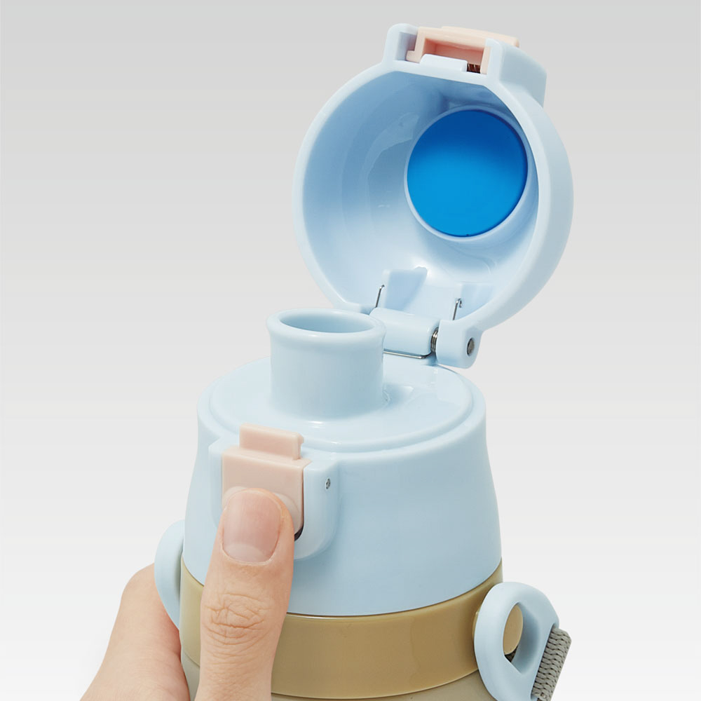 Disney　軽量ワンタッチボトル　チップ　デール dショッピング |水筒 480ml ステンレス 直飲み ワンタッチ