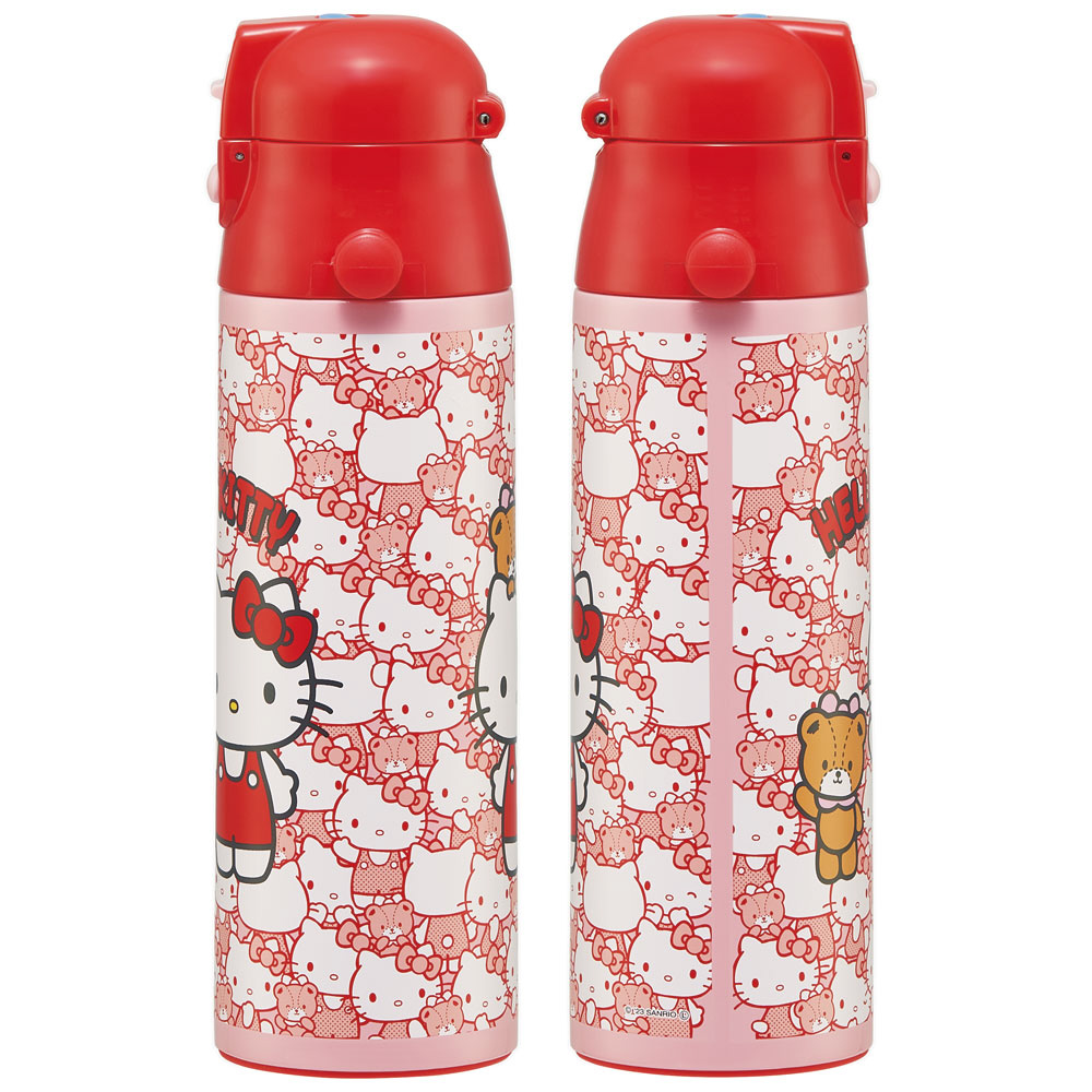 超軽量ダイレクトステンレスボトル 580ml ハローキティ うしろうしろ