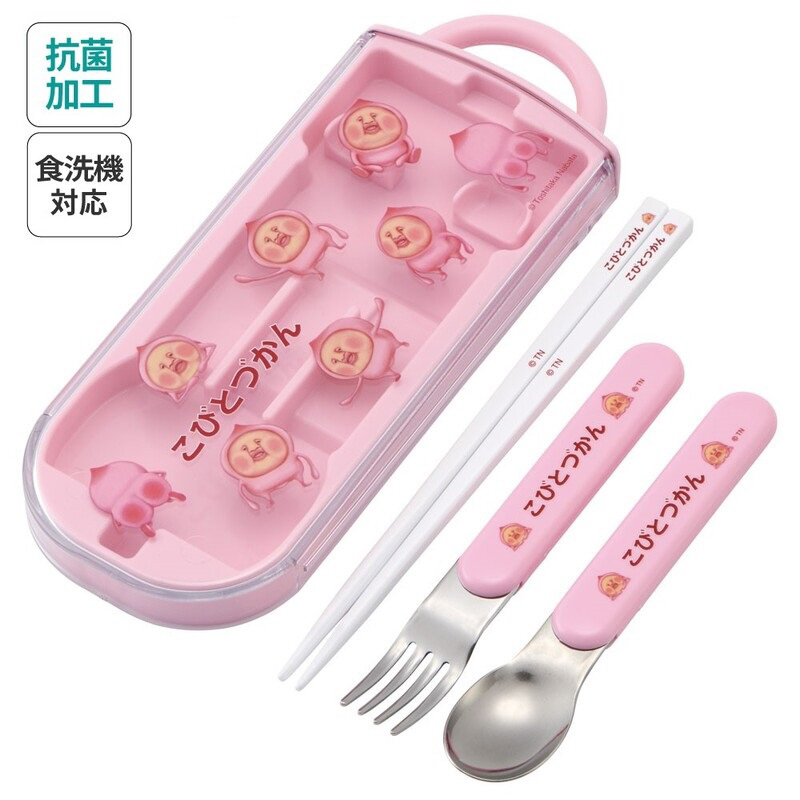 こびとづかん／桃尻 抗菌食洗対応トリオセット TACC2AG｜の通販は