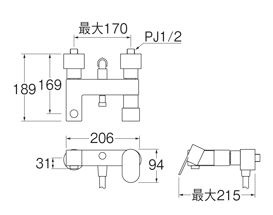 シングルシャワー混合栓 SK1781DJP13｜の通販はソフマップ[sofmap]