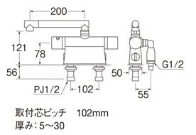 サーモデッキシャワー混合栓 SK785DT2K13｜の通販はソフマップ[sofmap]