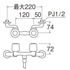 ツーバルブシャワー混合栓 SK110Lh13｜の通販はソフマップ[sofmap]