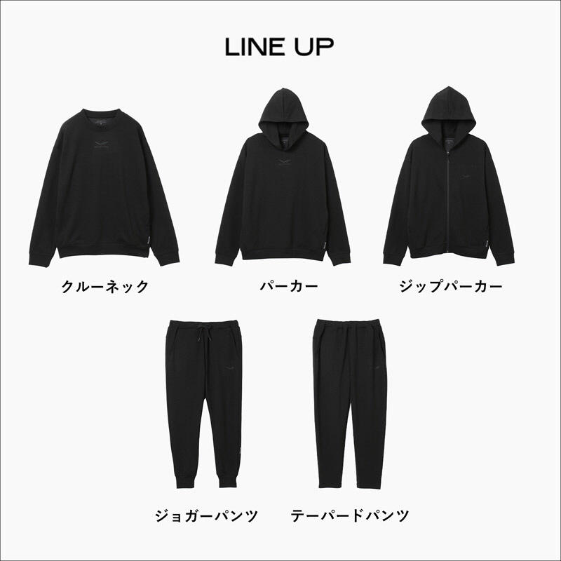 MTG SO-AL-03B-M ブラック Recovery Wear テーパードパンツ M MTG SO-AL-03B-M ブラック Recovery Wear [テーパードパンツ M