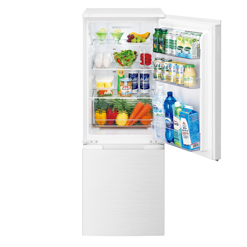 新品本物 SHARP SJ-D18G-W 2ドア冷凍冷蔵庫 左右付け替え可能ドア 