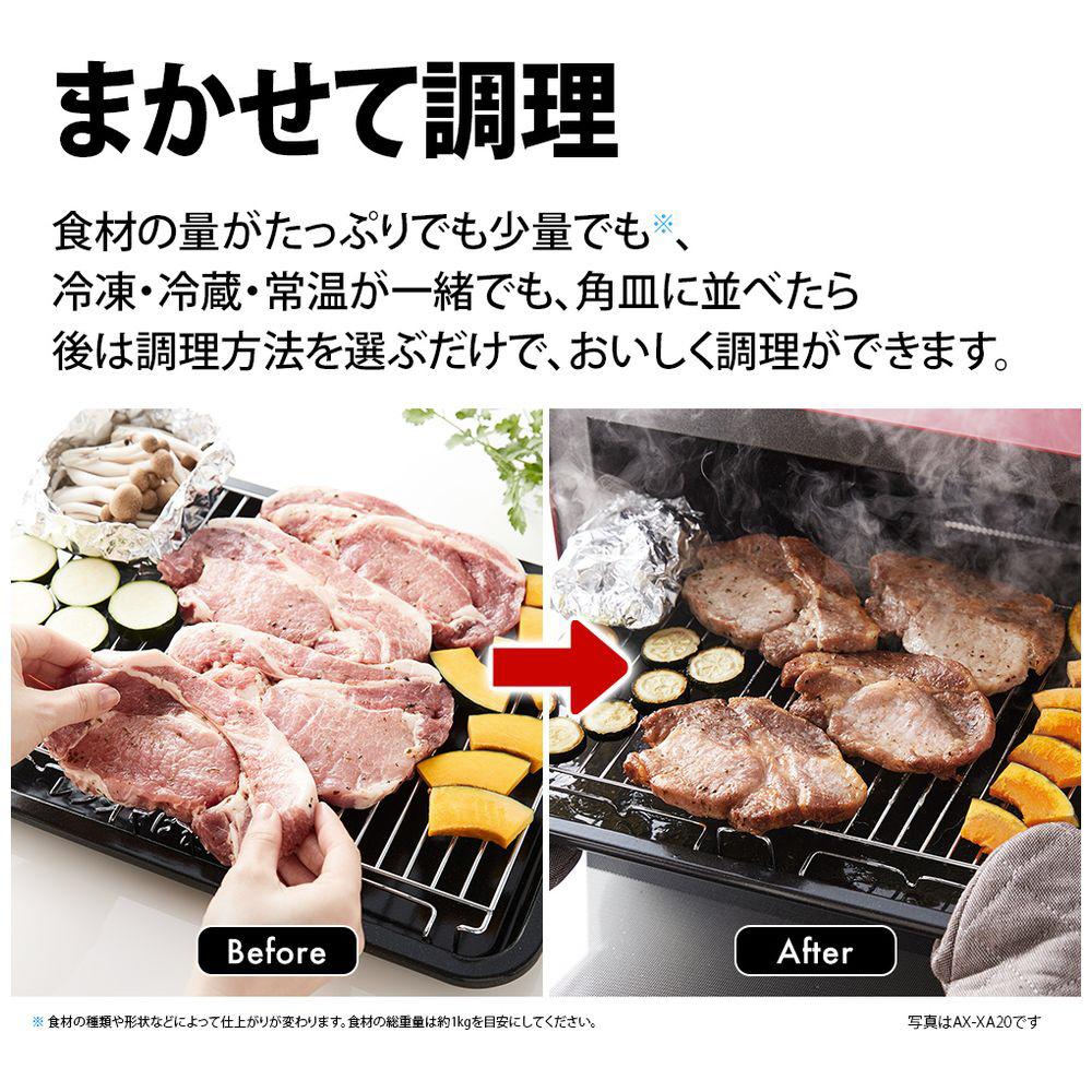 ウォーターオーブンレンジ HEALSIO(ヘルシオ) グレー系ダークメタル AX