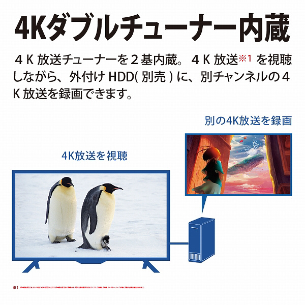 液晶テレビ AQUOS 4T-C42DJ1 ［42V型 /Bluetooth対応 /4K対応 /BS・CS