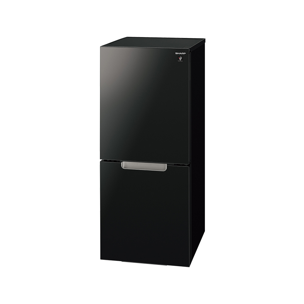 冷蔵庫 ピュアブラック SJ-GD15H-B ［2ドア /右開き/左開き付け替え