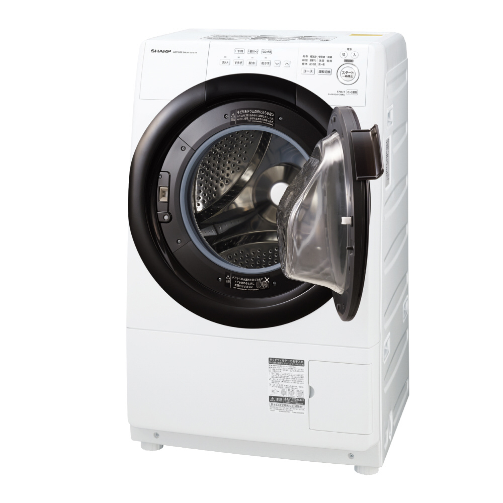 ドラム式洗濯乾燥機 クリスタルホワイト ES-S7H-WR ［洗濯7.0kg /乾燥