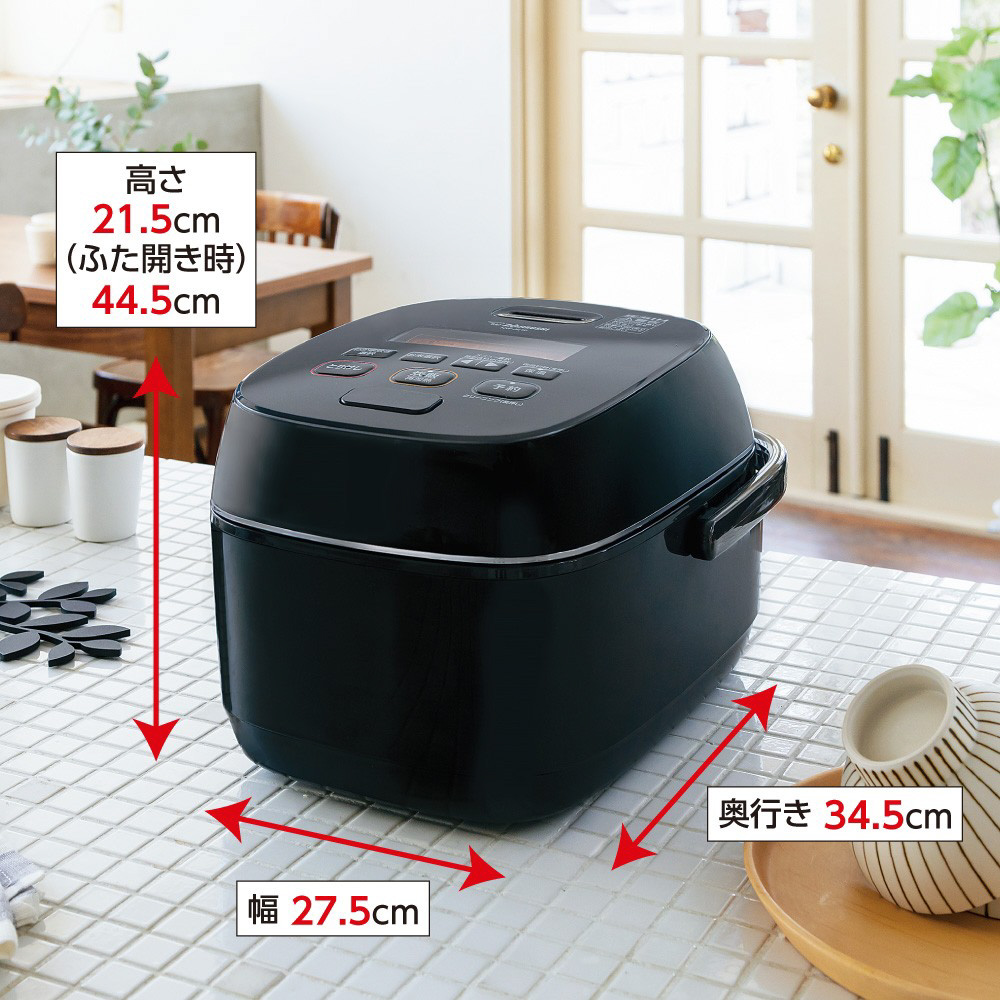 炊飯器 極め炊き ブラック NW-JE10-BA ［5.5合 /圧力IH］｜の