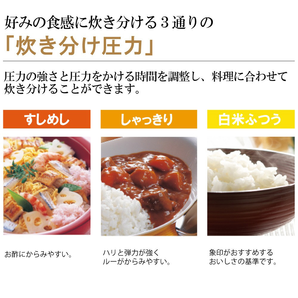 炊飯器 極め炊き ダークブラウン NP-ZW10-TD ［5.5合 /圧力IH］｜の
