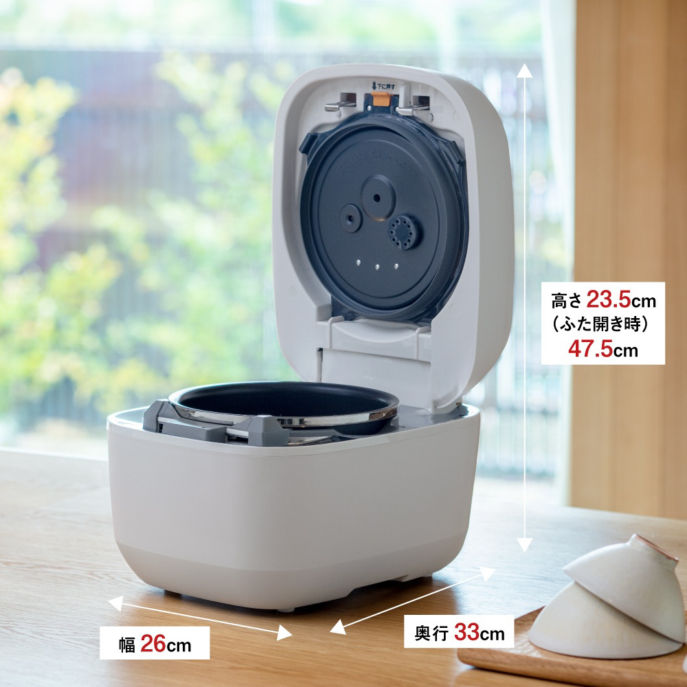 圧力IH炊飯ジャー 炎舞炊き 絹白 NW-FA10-WZ ［5.5合 /圧力IH