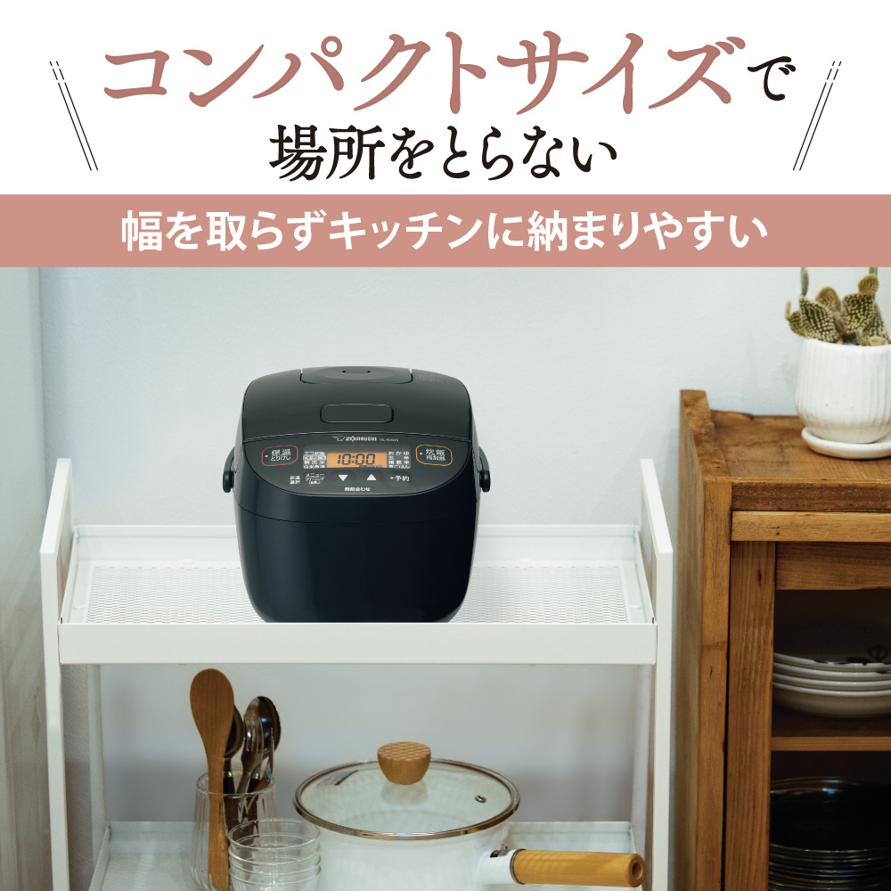 マイコン炊飯ジャー ブラック NL-BX05 ［3合 /マイコン］｜の通販は