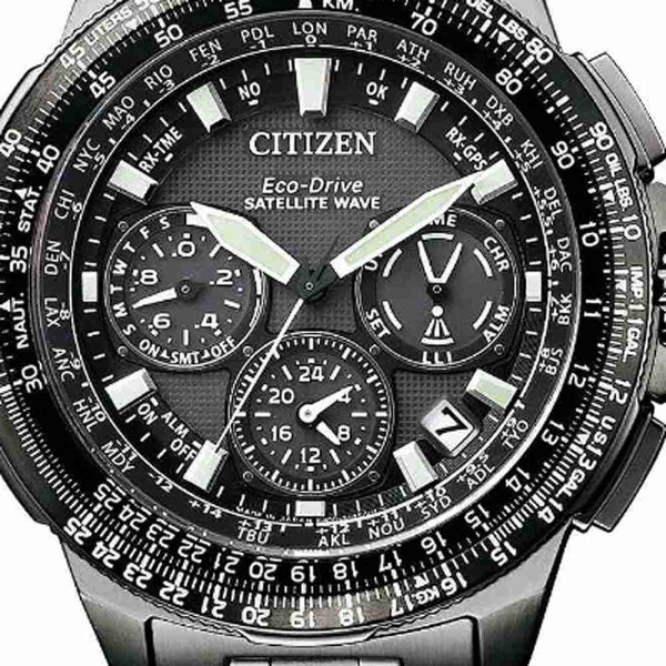 ［ソーラー電波時計］プロマスター（PROMASTER） 「SKYシリーズ エコ・ドライブGPS衛星電波時計F900 ダイレクトフライト 針表示式」 CC9025-51E