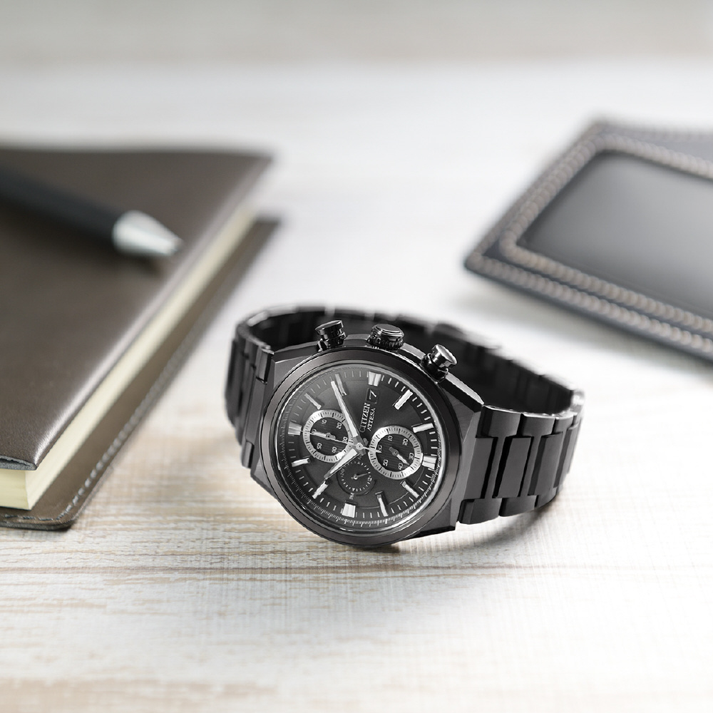 CITIZEN　ATTESA　エコ・ドライブ　CA0835-61H ATTESA Gray Dial Super Titanium with DLC Coating Bracelet