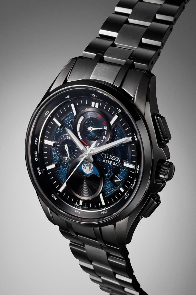 シチズンATTESA Eco-Drive ダークネイビー稼働品ソーラー電波 動作 11月発売】シチズン3ブランドから光発電エコ・ドライブ電波時計
