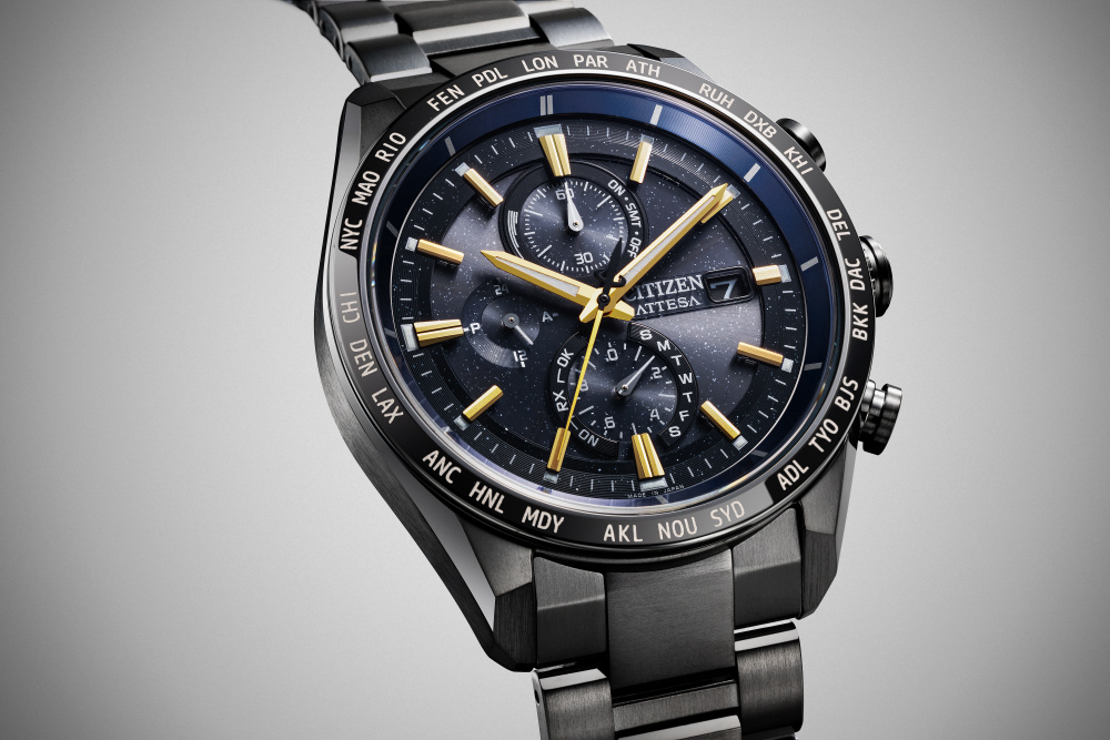 世界限定1300本】 ATTESA（アテッサ） 光発電エコ・ドライブ電波時計 