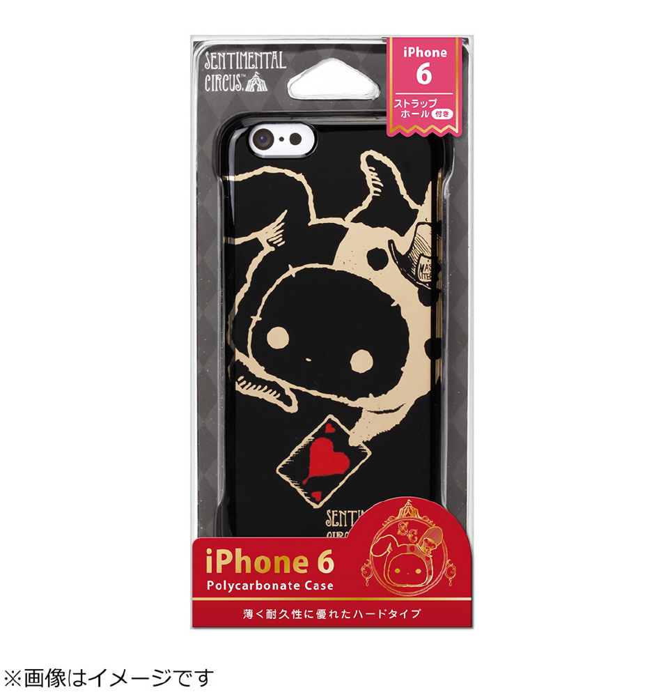 【在庫限り】 iPhone 6用　ポリカーボネートケース ゴールド箔押し　センチメンタルサーカス　YY00609_1